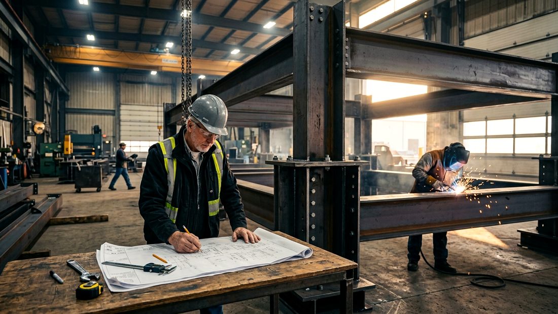 VELTRON MAKİNE atölyesinde proje planlaması yapan mühendis